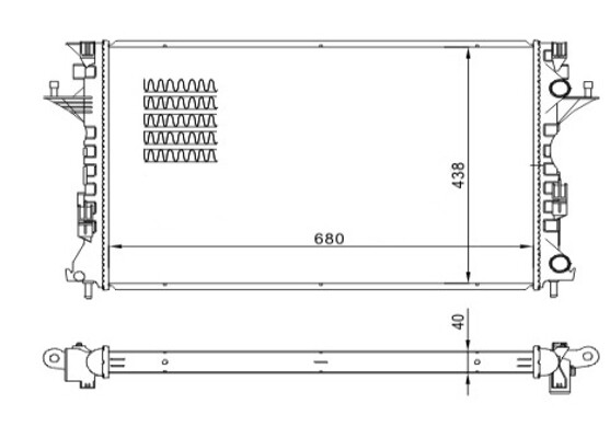 Hart KüHler WasserküHler MotorküHler FüR Renault Espace IV Vel Satis JK0/1 BJ0-image