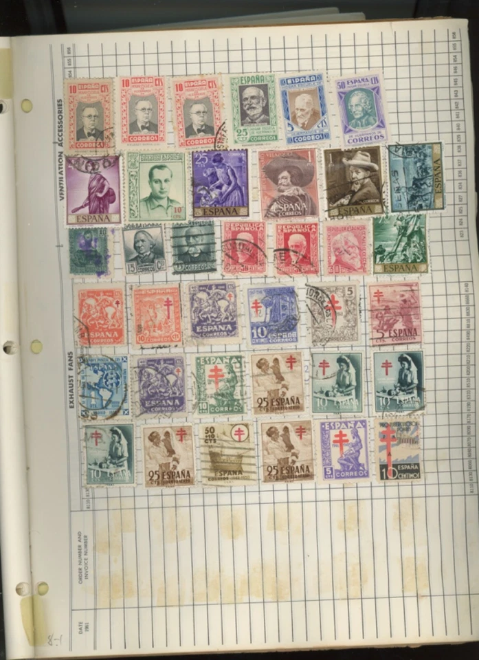 Spain stamps 744 USED see condition (br - Image 3 of 4