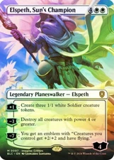 Elspeth, Sun's Champion NM MYTHIC (Borderless) Foil Commander: Bloomburrow MTG
