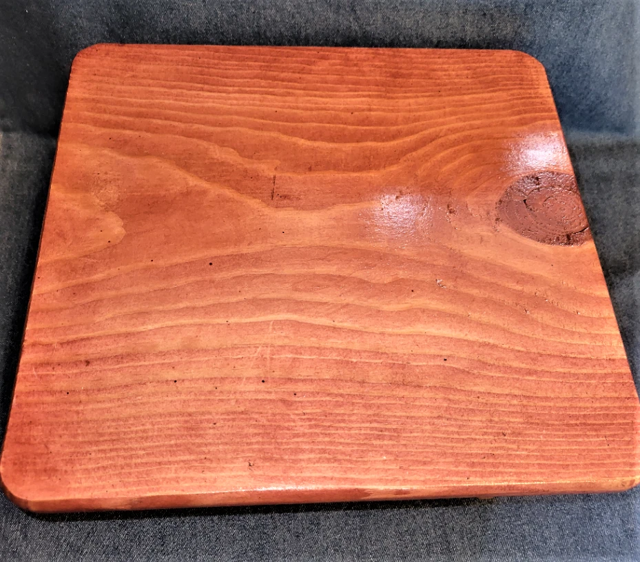 **NEW*Handmade Stained Gunstock/Varnished "Footstool! Size 12"W X 6 1/2H" X 11"D - Image 3 of 4