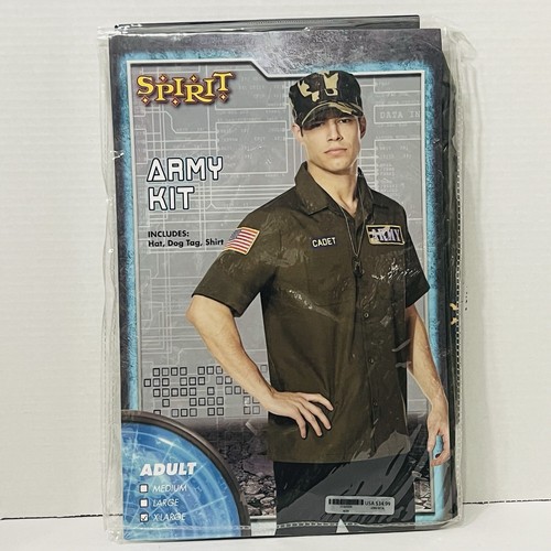 Mens Army Kit Costume Size Adult X-Large Spirit Halloween - 第 1/5 張圖片