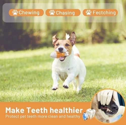 OLEVC Dog Toys, Turkey Leg, Aggressive Chewers, Food Leakage & Water Chamber - Picture 4 of 6
