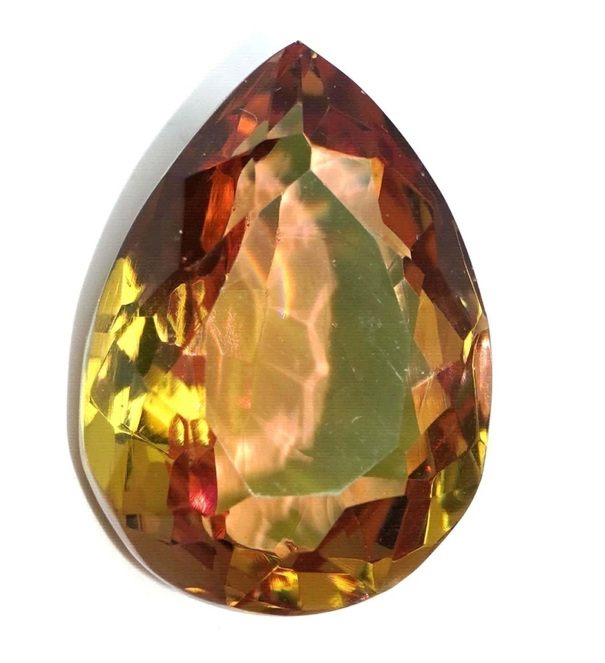 Large Alexandrite 38.50 Ct. Color-Change Pear Cut Loose Gemstone Gift for Women - Image 2 of 4