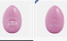 2023 WHITE HOUSE Easter EGG PRESIDENT Biden Signed Official DEMOCRAT Pink 🐣