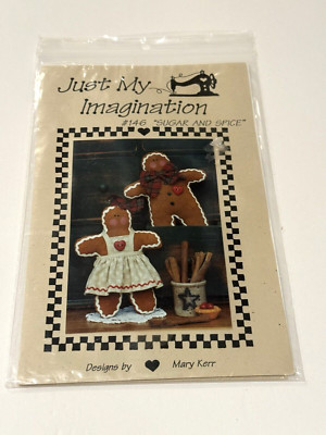 Just My Imagination 146 Sugar and Spice Christmas Gingerbread Man Uncut Pattern