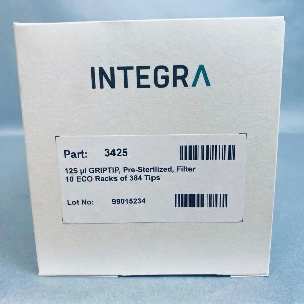Integra Biosciences Pipette Tip 125 ul Griptip Sterile Filter ECO Rack 3840 Tips - Image 3 of 4