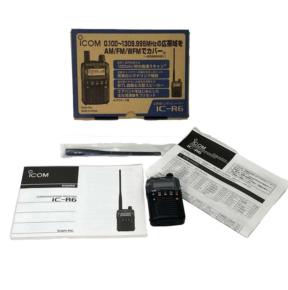 ICOM IC-R6 Broadband Handy Receiver 3 Colors FedEx/DHL - Image 4 of 4