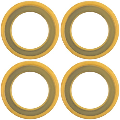 #ad Gearcase Drain Plug Seal Gaskets 4PCS Lower Unit Oil Pump Washers 3 8 Inch Rubbe $10.99