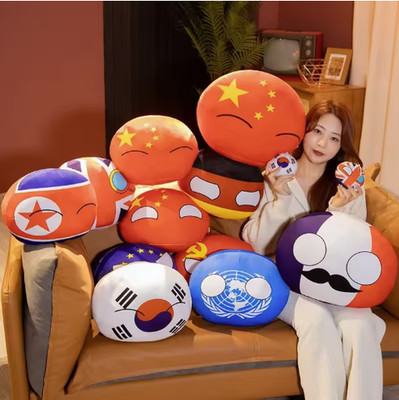 Country Ball Plush Toys Polandball Pendant Countryball Country Balls