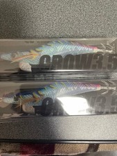 CROW 3.5 Egi 2-Piece Set Blue Fishing Lures for Eging, Hard Bait