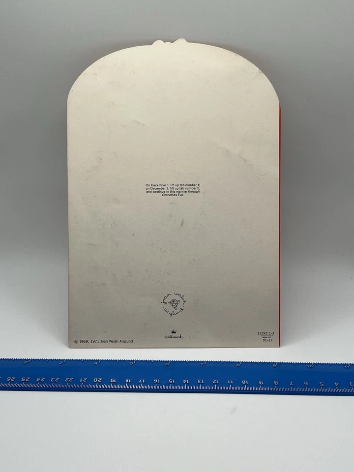 Vtg Joan Walsh Anglund An Advent Calendar Of Daily Prayers  Hallmark Christmas - Image 2 of 2