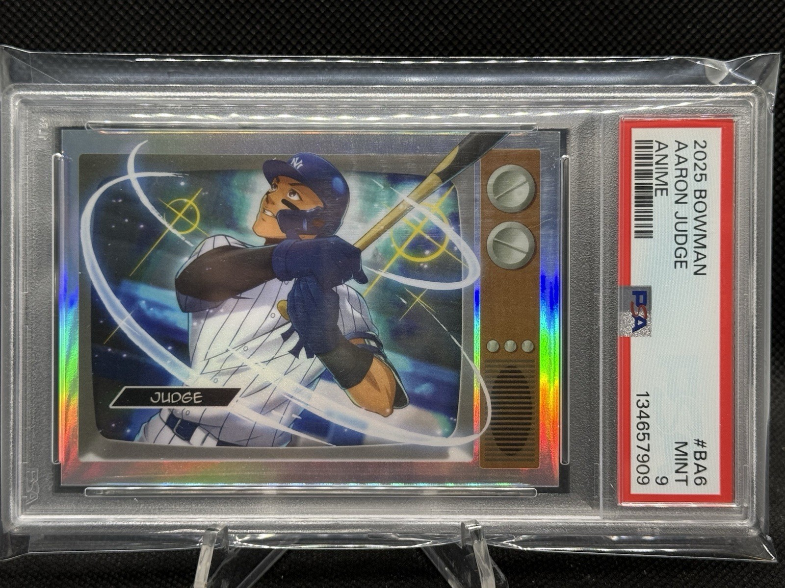 Vary Rare 2025 Bowman - Anime Aaron Judge #BA-6 SSP PSA 9