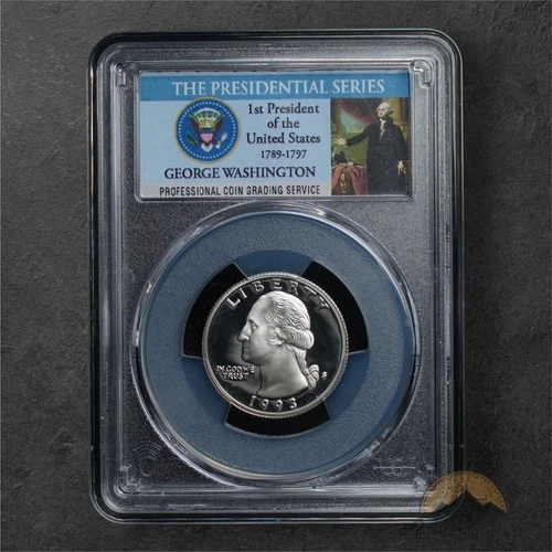 1993-S Silver Washington Quarter 25C - PCGS PR70 DCAM - San Fransisco
