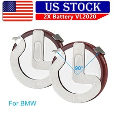 2pcs Vl2020 Battery Panasonic For Bmw E39 E46 E60 E90 E92 328i 330i 525i Key Fob