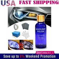 9H Repair Liquid Headlight Cover Len Restorer Polish Cleaner Car Accessories Ozy