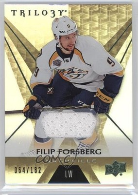 2016-17 Upper Deck Trilogy Green Relics 64/182 Filip Forsberg #23 q2b