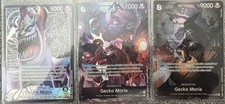 Gecko Moria - Alt Art Bundle (Black Deck) One Piece TCG - NM English