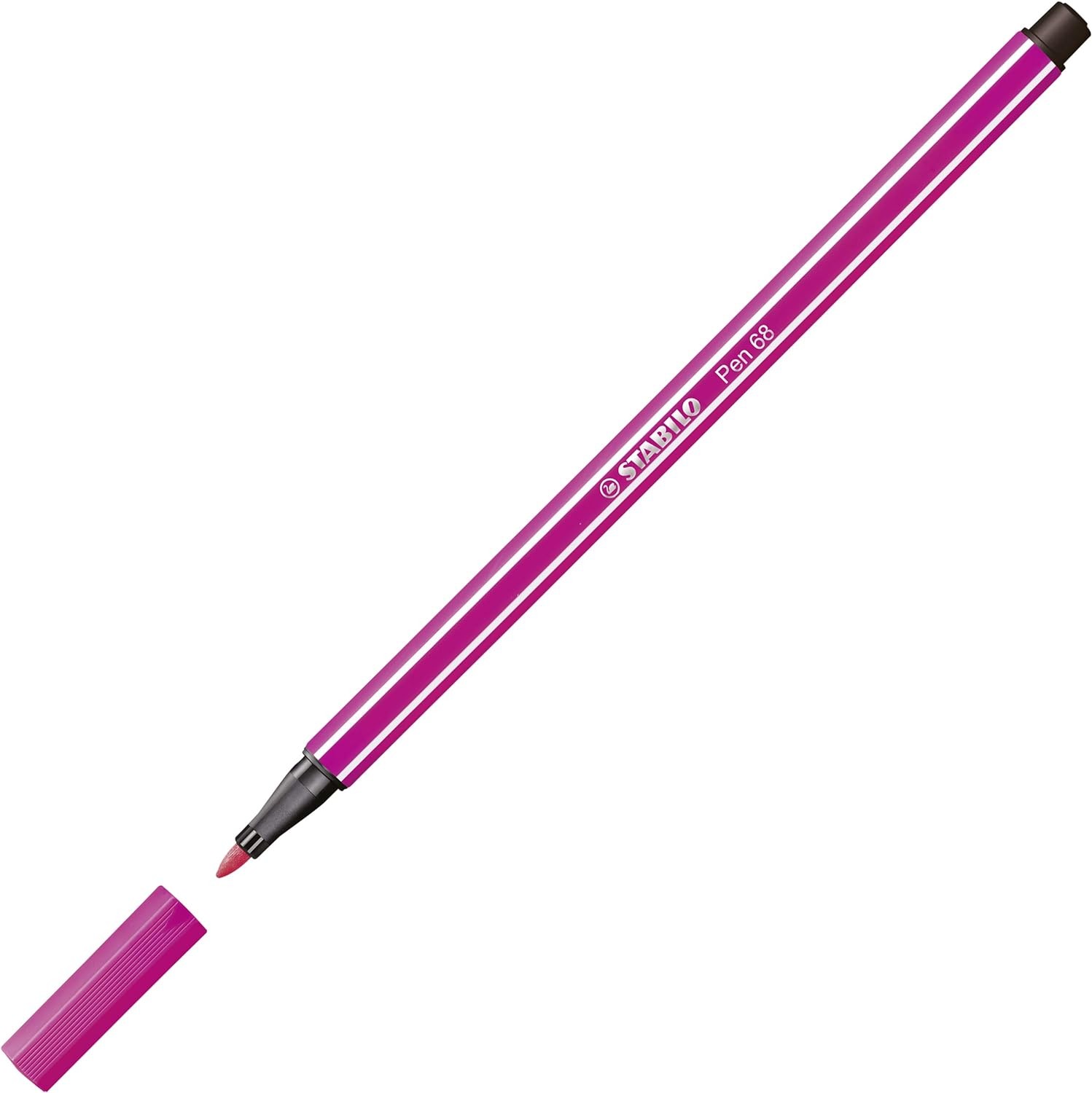 Premium Fibre-Tip Pen - STABILO Pen 68 - Rose