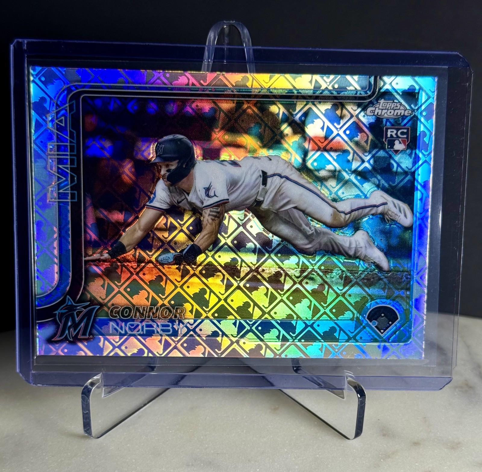 2025 Topps Chrome - Image Variation Connor Norby #199 (RC) Logofractor Parallel