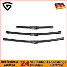 Scheibenwischer Heckwischer Set für VW Lupo 6X / 6E (1998–2003) Schwarz Gummi