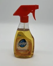 Pledge Furniture Cleaner & Polish Spray w/ Orange Oil Cleans & Revitalize  HTF