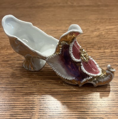  Porcelain Decorative Figurine Single Shoe