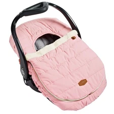 JJ Cole Winter Baby Car Seat Cover Sherpa Lined for Infant Seat/Stroller Pink
