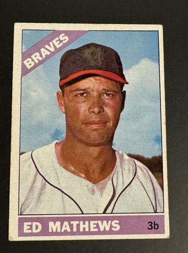 Eddie Mathews #200 1966 Topps card