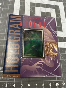 Lightrix Aliens Red Beam Hologram Matted 3-D Image 1993 (NEW SEALED)