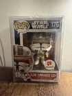 Funko Pop Star Wars  Clone Commander Cody #176 Walgreens w/ protector