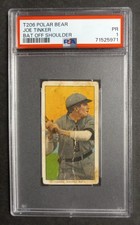 1909-11 T206 - Joe Tinker -  HOF - POLAR BEAR - PSA 1 PR