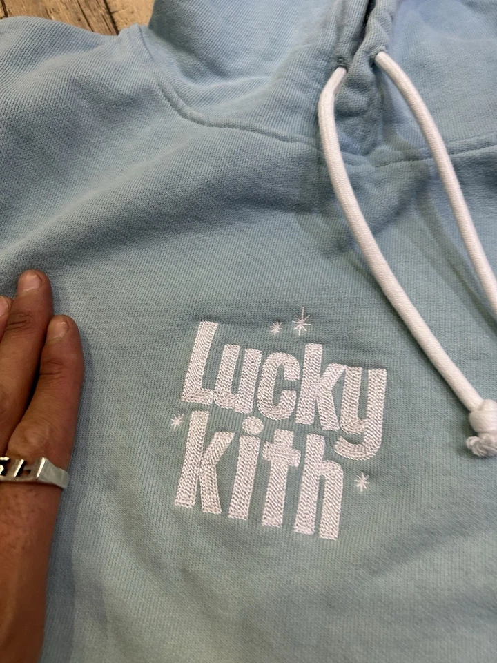 Sudadera con capucha azul/verde talla M- Kith for Lucky Charms Dip Dye Williams III Foto 3 de 4