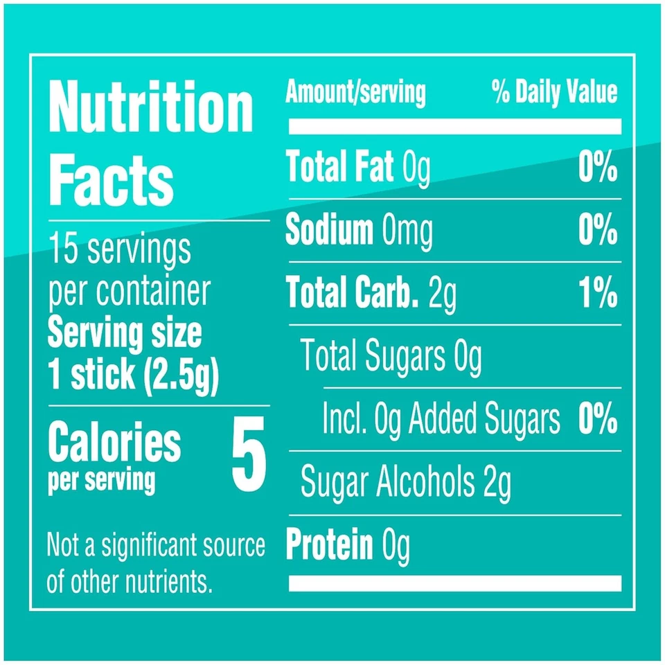 Paquetes de goma de mascar Polar Ice EXTRA, goma sin azúcar a granel para aliento fresco, 15 S Foto 2 de 4