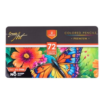 Vertex Create Art 72 Pencils Premium Soft Core Coloring Sketching Set New Jordan