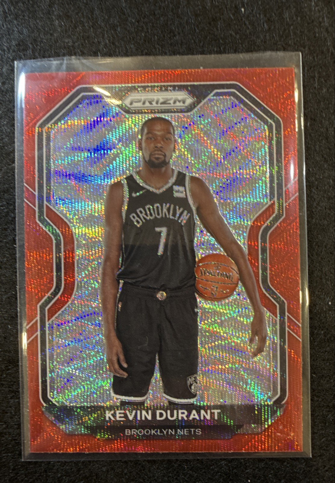 2020-21 Panini Prizm - Kevin Durant #81 Ruby Wave Prizm