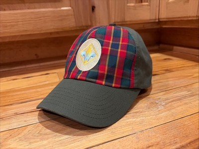 Cub Scouts Webelos Uniform Cap Hat Small / Medium Green Plaid BSA Boy Scouts