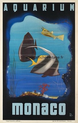 POSTER POSTER Provence Alpen Cote D Azur Riviera Monaco