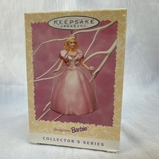 Hallmark Springtime Barbie 2 1996 Keepsake Ornament Vintage QEO8081 NIB