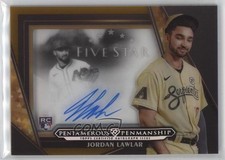2024 Topps Five Star Pentamerous Penmanship Gold 4/5 Jordan Lawlar Auto 0wc9