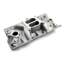 Chevy Sbc 350 Lowrise Intake Manifold Satin