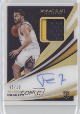 2020-21 Panini Immaculate Rookie Gold 5/10 Facundo Campazzo #140 Patch Auto 16qs