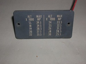Cirrus grimes    ALT (Constant speed prop) MP panel light