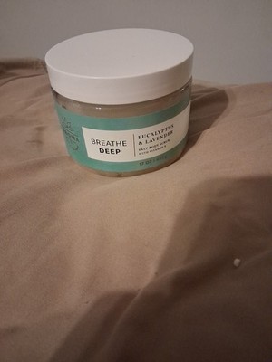 Bath And Body Works 17oz Breathe Deep Eucalyptus And Lavender Salt Body Scrub