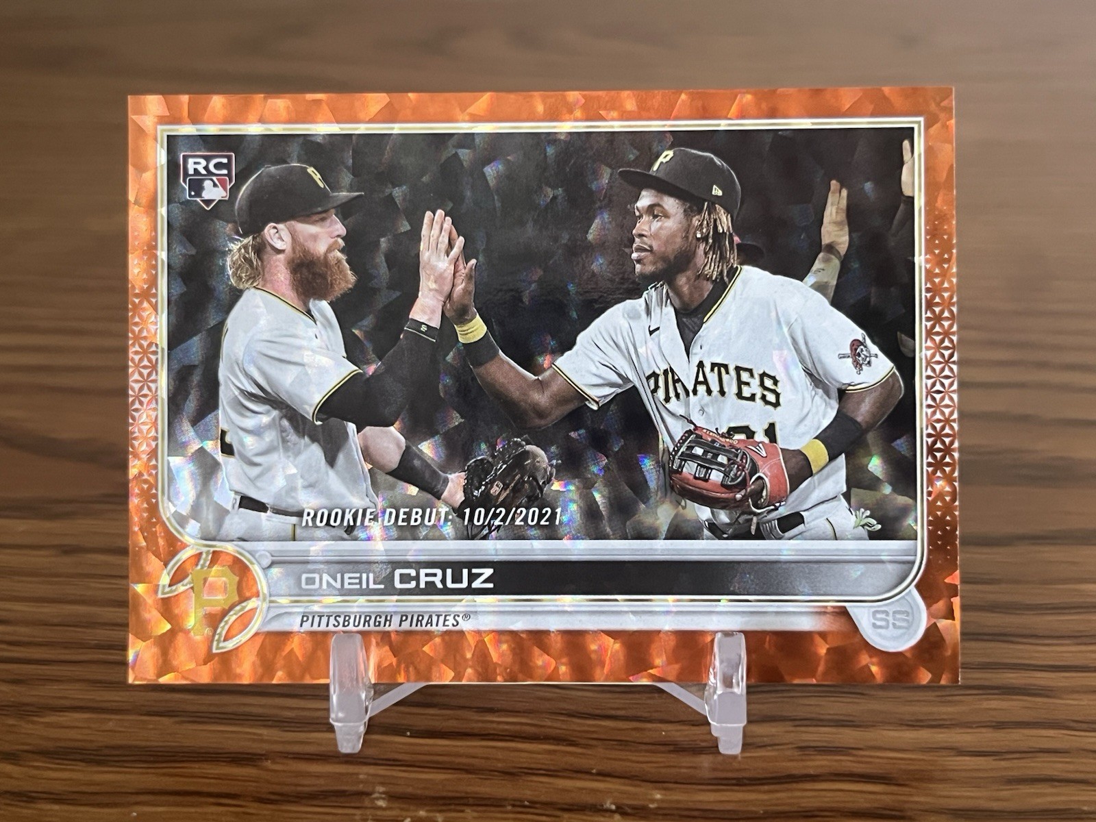 2022 Topps Update ONeil Cruz Rookie Debut Orange Foil /299 #US113 RC Pirates