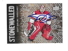 Scott Darling 2018-19 Upper Deck Stonewalled Card #SW-28 Signed