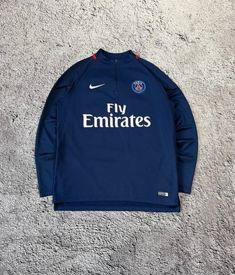 Nike PSG Drill Top Fly Emirates Size L | eBay