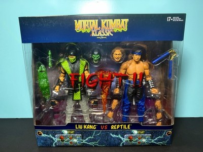 2025 McFarlane Mortal Kombat Klassic: LIU KANG vs REPTILE Deluxe Figure 2-Pack