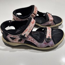 Ecco Yucatan Offroad Women's Sport Sandals 10-10.5 EU 41 Hiking 3 Adj Straps
