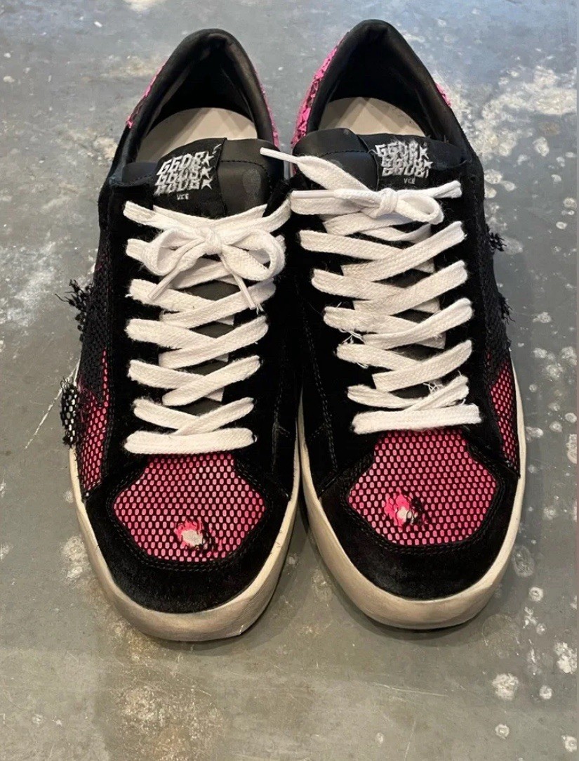 Golden Goose Stardan Limited LAB Black/Fuschia Size 40 (9.5/10Women) IN BOX View 2