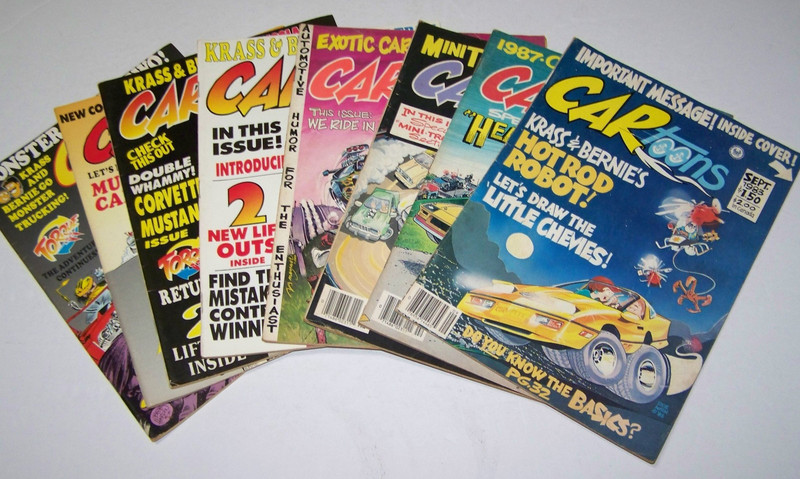 Lot of 9 CARtoons1093-1991